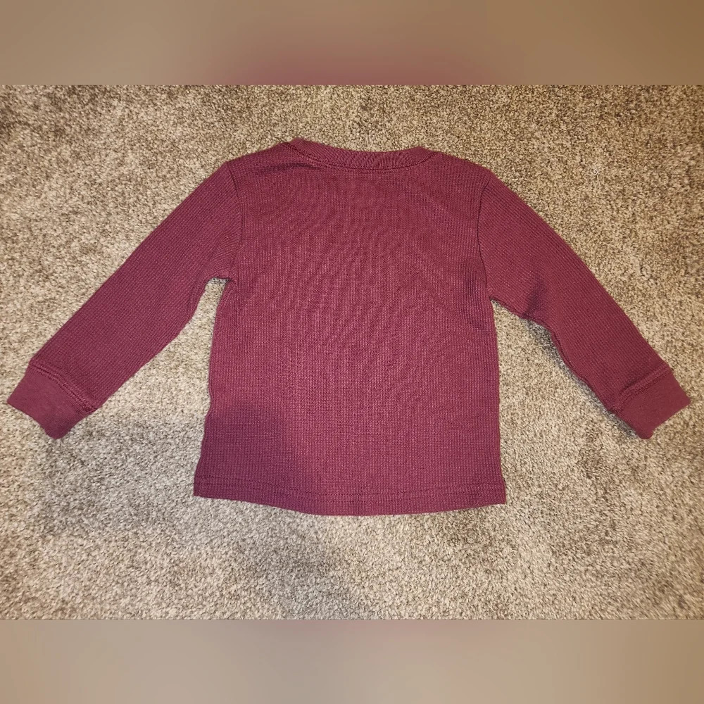 ๐3/$15 Garanimals 18 Months Sunday Funday Dark Red Sweatshirt - Picture 7 of 7